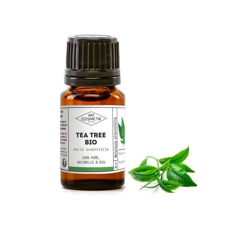 Huile essentielle de Tea tree BIO (Arbre à Thé) 10 ml - MyCosmetik
