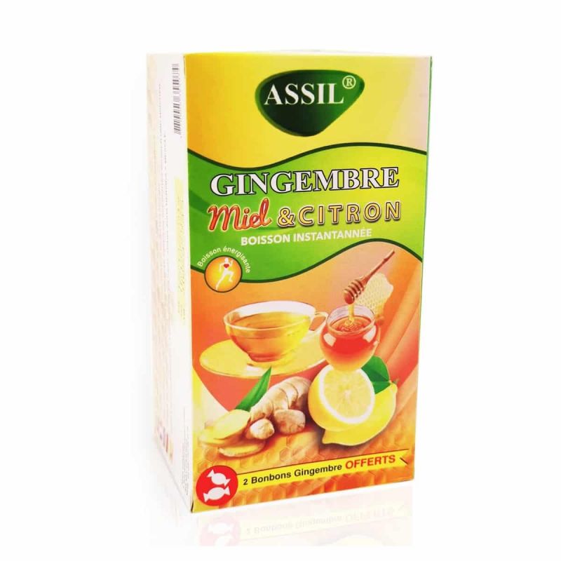 Tisane Gingembre Miel & Citron - 100% Naturelle - ASSIL