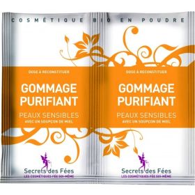 Gommage purifiant avec un soupçon de miel Bio (PEEL-OFF) - Sachet 2 doses de 8 g - Secrets des Fées Secrets des Fées - 1
