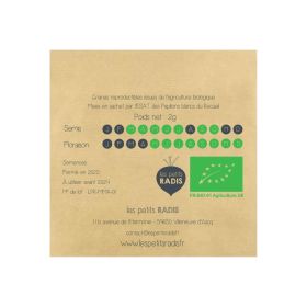 Mini-kit graines mellifères bio - mélange de fleurs - Jardinage - Les Petits Radis