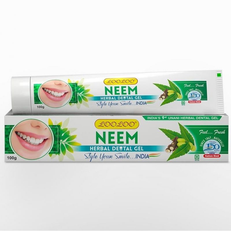 Dentifrice Herbal - Neem (Margousier) - 100% naturel & Sans fluor - 100g - LooLoo