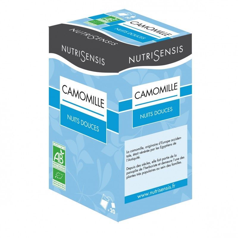 Infusion Camomille - Nuits douces - 20 sachets - NutriSensis