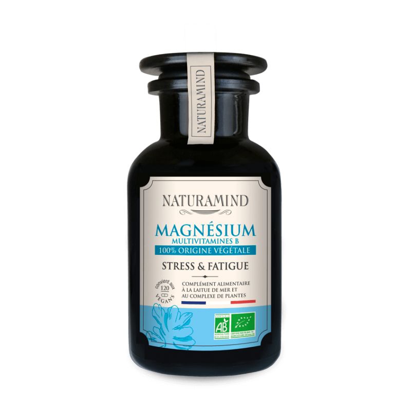 Comprimés Magnésium Bio - Stress & Fatigue - Naturamind
