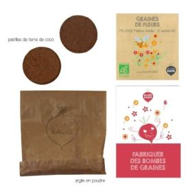 Kit bombes à graines Bio de Fleurs - Les petits Radis