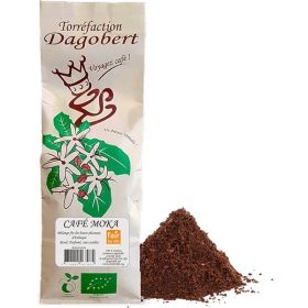 Mélange Café Moka Bio Éthiopie et équitable 100% Arabica - Les Cafés Dagobert