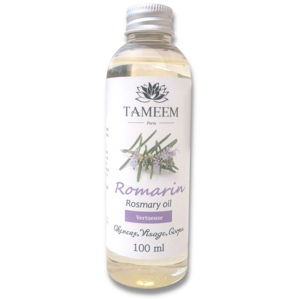 Huile de Romarin (Rosemary Oil) pour Cheveux, Visage et Corps - 100 ml - Tameem