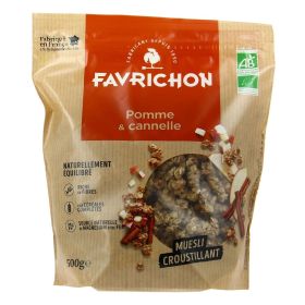 Muesli Pomme & Cannelle Bio - 500g - Favrichon
