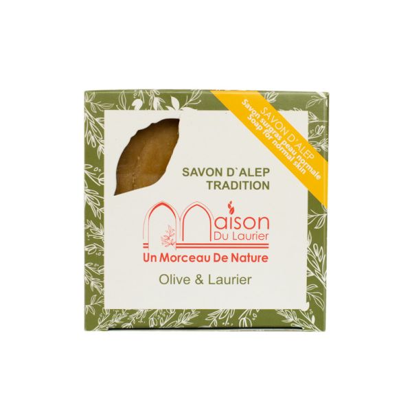 Savon d'Alep Véritable Olive & 3% Laurier - 100g - Al Bara