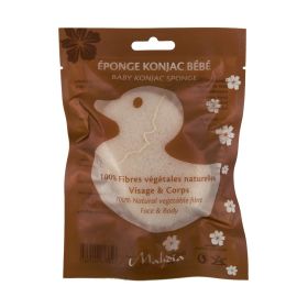 Éponge Konjac pour Bébé - Visage & Corps - 100% Naturelle - Mahdia