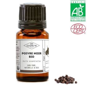 Huile essentielle de poivre noir BIO (AB) 10 ml - MyCosmetik